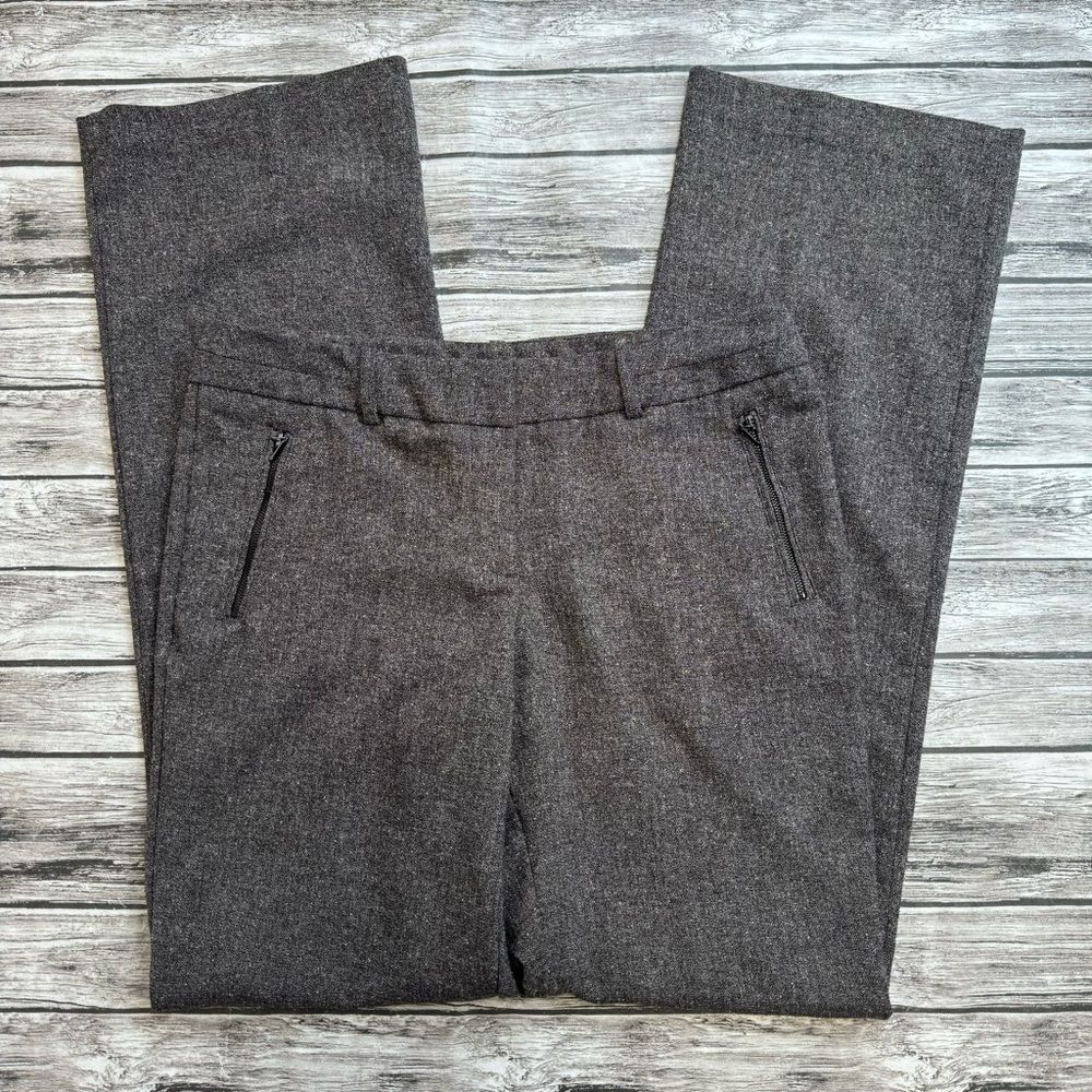 Worthington Women's Straight Leg Dress Pants Size 6 Brown Work